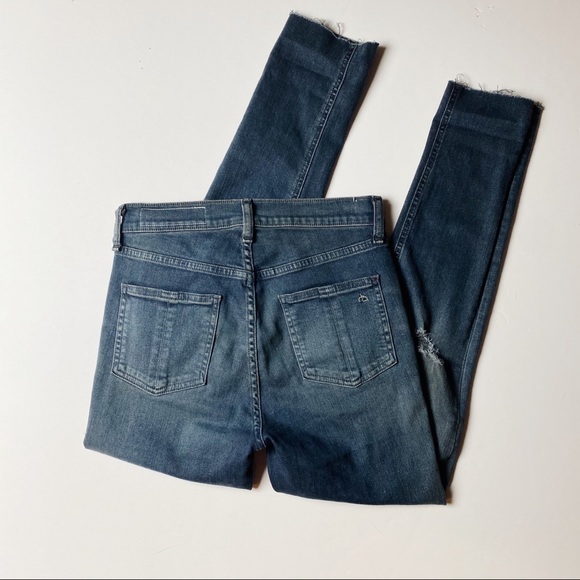 Rag & Bone Alec High Rise Ankle Skinny Jeans 25 - Picture 6 of 6